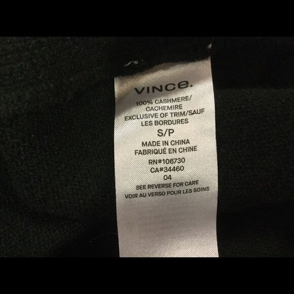 VINCE  Asymmetric Cashmere Sweater - Picture 11 of 11